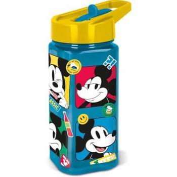 Borraccia Azul Mickey Mouse 510 ml para Niños con Pajilla Antifugas