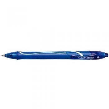 BIC Gelocity Quick Dry Retractable Gel Pen, Blue, 0.7mm