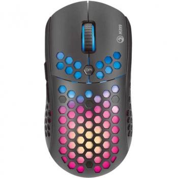 Marvo M399 Ratón Gaming 6400DPI Negro RGB