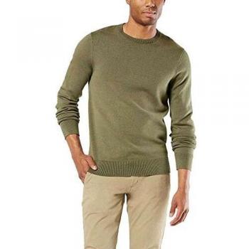Dockers Plaited Jersey Crew suéter, Marrón
