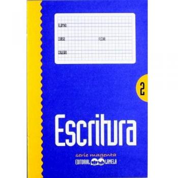Cuaderno de Escritura Lamela Número 2 en Color Magenta