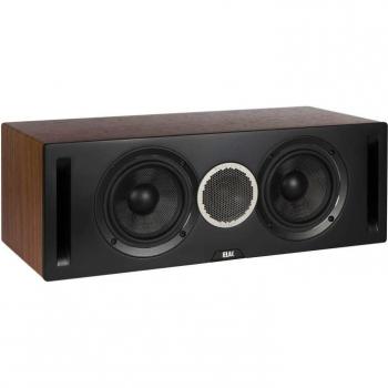 ELAC Debut Reference DCR52 5.25 120W 2-Way Center Channel Speaker Black Baffle/Walnut Cabinet
