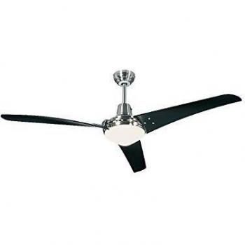Ventilador de Techo Mirage BN-SW sin Control Remoto con Luz, CasaFan