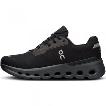 On Women's Cloudrunner 2 Waterproof Running Shoes - Black, Size 40 EU (6.5 UK, 8.5 US)