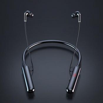 Auriculares Inalámbricos Bluetooth EARDECO con Banda para el Cuello, Estéreo de Graves, Pantalla LED y Resistencia de 60 Horas
