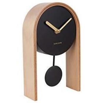 Reloj de mesa Karlsson KA5705WD con diseño moderno y madera natural