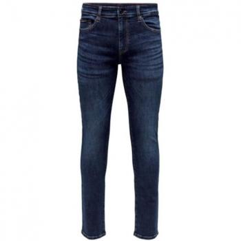 ONLY & SONS Slim Fit Dark Blue Denim Jeans 32W/32L