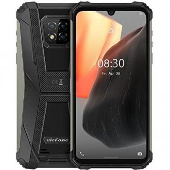 Ulefone Armor 8 Pro Móvil Resistente Android 11, 6.1’’ HD + IP68 Impermeable Antigolpes Teléfono Libre, Helio P60 6GB + 128GB, Cámara Trasera Triple de 16MP, Desbloqueo Facial&Huella Digital Negro