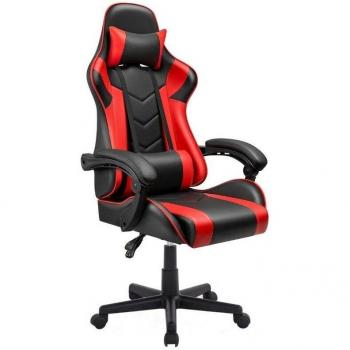 Silla gaming basculante Katana rojo y negro