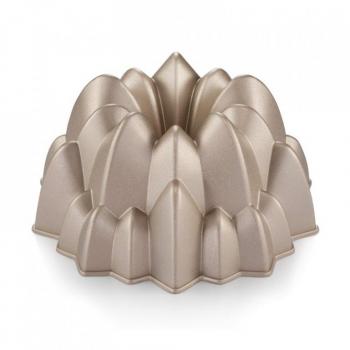 Molde de Bábovka Alta Tescoma Delicia 24 cm, Dorado Antiadhesivo con Roseta