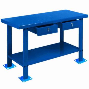Banco de Trabajo METALWORKS 751001500 - Azul con 2 Cajones