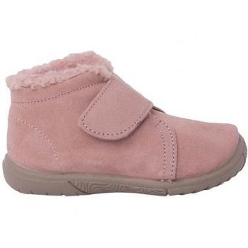 Bota de Niño con Cuello Tipo Borreguito y Tira Adherente
