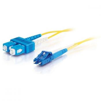 Cable de fibra óptica LC-SC 9/125 Duplex Multimodo y Monomodo LSZH para Gigabit-Ethernet (5 m)