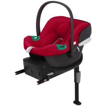 Silla para el Coche Cybex Aton B2 i-Size Rojo ISOFIX con base One incluida
