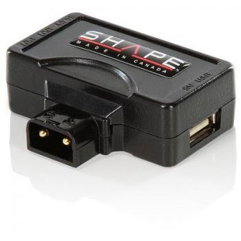 Shape D-TAP to USB 2.5V Data & Video Adapter for Gold/V-Mount Batteries