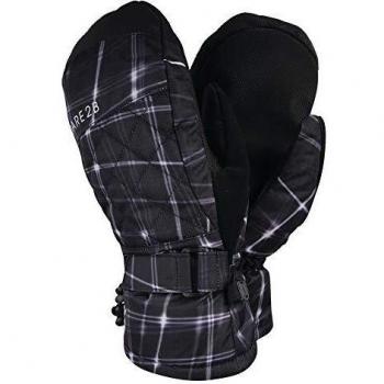 Dare 2b Dignity Waterproof & Breathable Padded Ski & Snowboard Mitt with Gripped Palm and Thumb Guantes, Mujer, Negro, Extra-Small