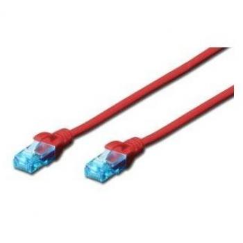 Cable de red CAT5e UTP 1.5m Rojo de alta calidad