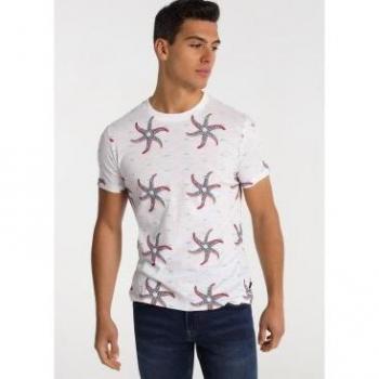 SIX VALVES - Camiseta Manga Corta Estampada