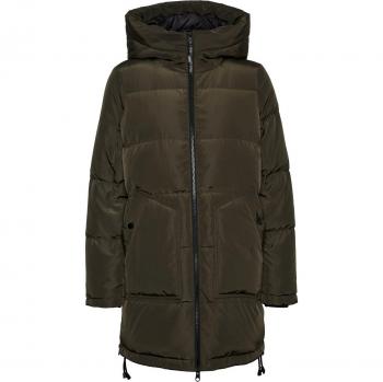 Vero Moda Women's 3/4 Down Parka Jacket in Green