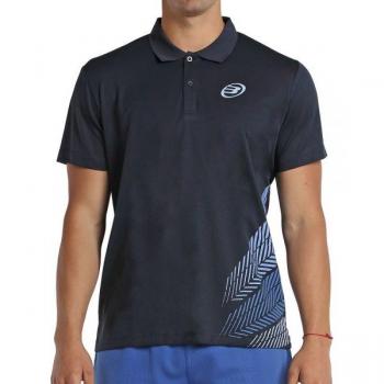Polo Bullpadel Lapon Azul Marino - Polo de Padel para Hombre, color azul marino, diseñado para ofrecer comodidad y rendimiento en la práctica del pádel
