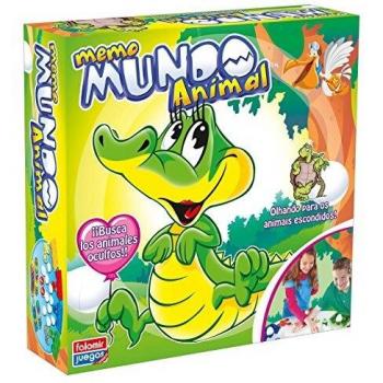 Falomir - Memo Mundo Animal, Juego de Mesa