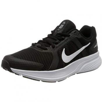 Nike Run Swift 2, Running Shoe Hombre, Black/White-Dark Smoke Grey, 45 EU