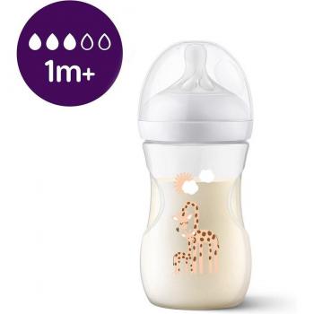 Biberón Philips Avent Natural Response, 260ml, +1mes