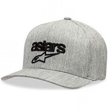 Alpinestars Patrimonio Blaze Hat Gorra de béisbol, Heather Grey/Negro, LXL para Hombre