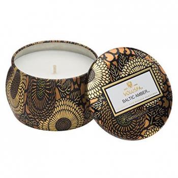 Mini Tin Candle - Japonica Baltic Amber Scented Candle 113g