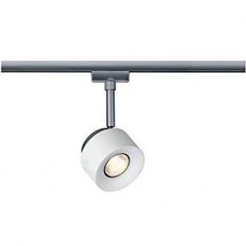 Foco LED URail Pane Dimmable 7,4 W 400 lm 2700 K Cromo Mate y Blanco