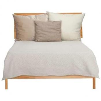 Colcha Geométrica Beige 240 x 260 cm (4 Unidades)