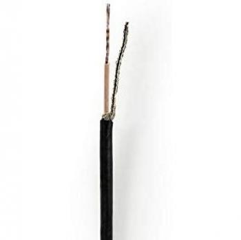 Nedis CSBG0210BK500 Cable Coaxial | RG174 | 50,0 m | Caja de Regalo | Negro