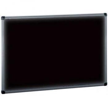 Tablero de anuncios tapizado gris 60x90 cm