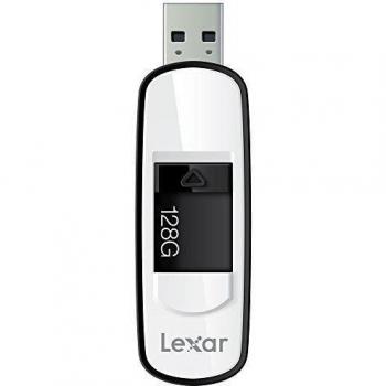 Lexar JumpDrive S75 - Memoria USB 3.0 de 128 GB, negro