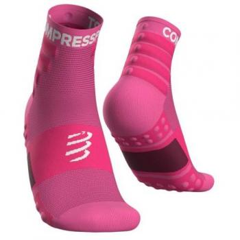 Calcetines Compressport Training 2pack fucsia (42-44)