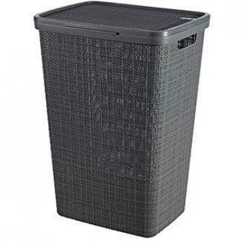 Curver - Cesto para la ropa 43x34x58.2cm 58L Gris Jute