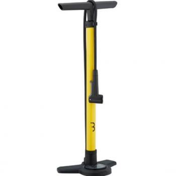 Bomba de Pie BBB AirBoost Doble Cabezal 3.0, Máx. 160 PSI (11 Bar) - Color Amarillo