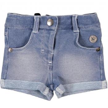 Boboli Bermuda Felpa Denim Elástico De Bebé Niñ - Talla - 3m Para Bebé Niña