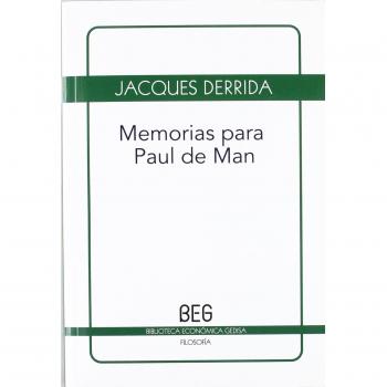 Memorias para Paul de Man