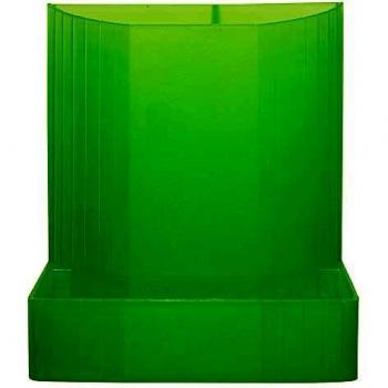 Exacompta - Bote para lápices, diseño octogonal, color verde translúcido