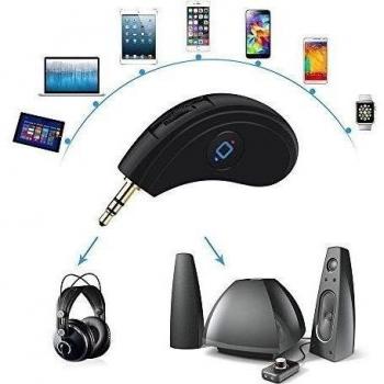 willful Bluetooth Receiver- portátil inalámbrico adaptador de Audio HiFi Streaming de música receptor con 3,5 mm estéreo conector Jack enchufe para altavoces, auriculares, de audio para sistema de sonido/Bluetooth kits de coche