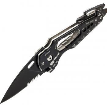 True Utility Smartknife TU6869 Navaja Multiherramienta 15 en 1 Color Negro