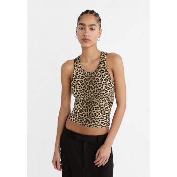 Caramel Racerback Tank Top L