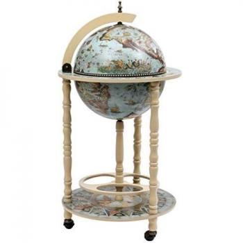 Barra Globo con soporte de eucalipto azul