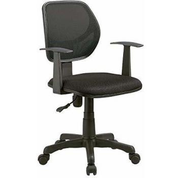 Adec - Ergo, Silla de Oficina, Silla de Escritorio, Silla despacho, Color Negro, Medidas: 57 cm