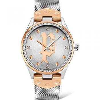 Police Multicolor Women's Fashion Analog Watch with Rhinestone Accents, Size: ONE SIZE