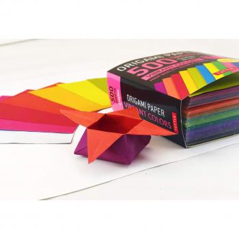Origami Paper 500 sheets Vibrant Colors 4