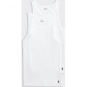 Polo Ralph Lauren Classic White Tank Top 2-Pack for Men