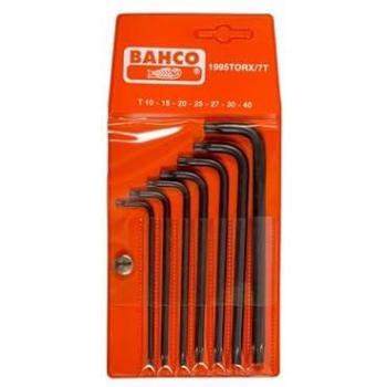 Juego de Llaves Allen Torx Pavonadas Bahco 1,5-6mm en Bolsa de 7 Piezas