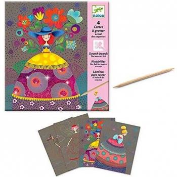Djeco DJ09725, Tarjetas de rascar, multicolore
